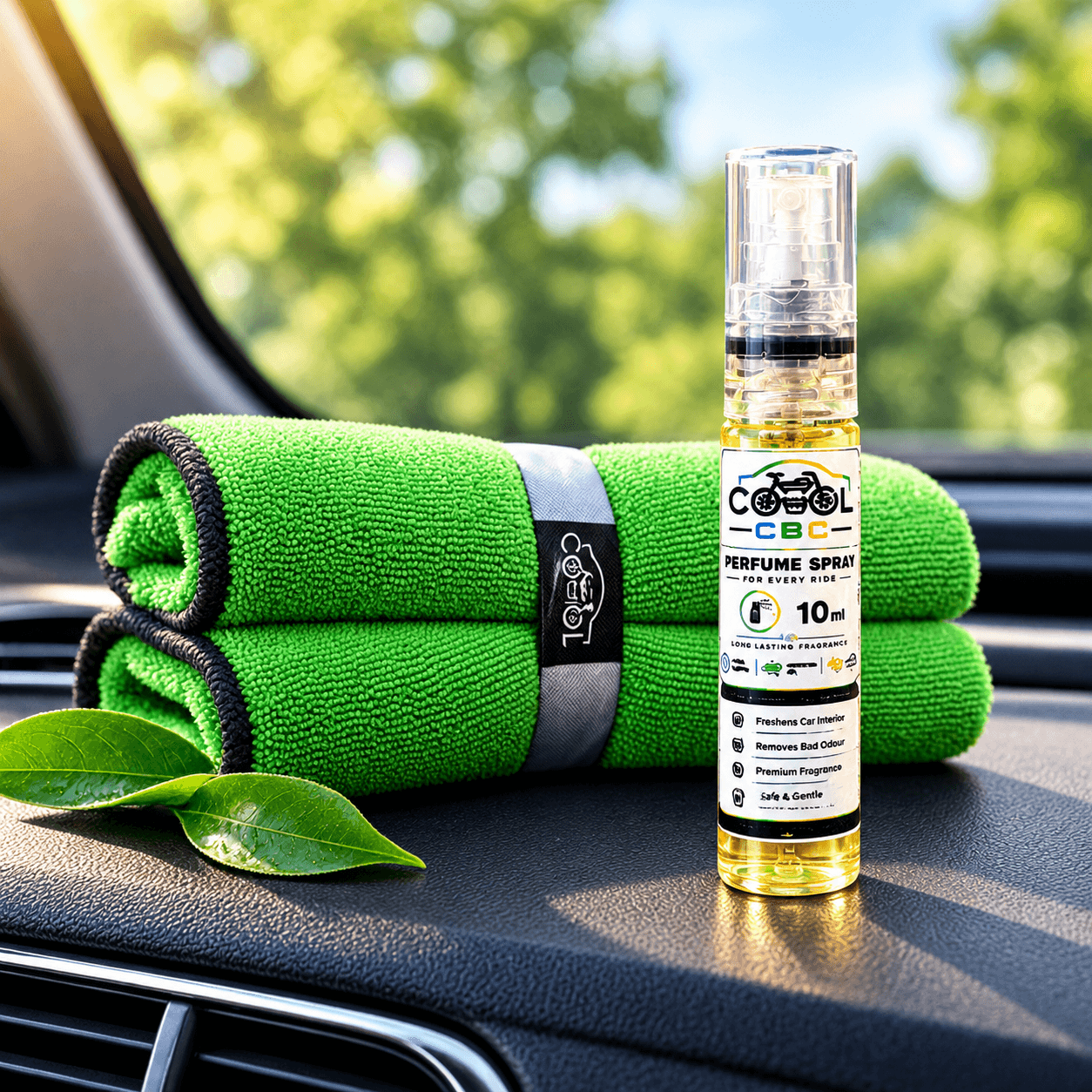 Special Bike Care Kit (Ultrsoft Plush Microfibre Cloth and Perfume Spray)